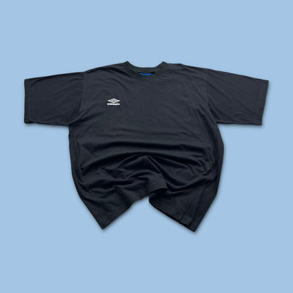 VINTAGE 90s UMBRO SMALL LOGO T SHIRT BLACK