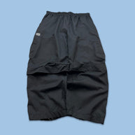 VINTAGE Y2K STARTER BAGGY TRACKSUIT BOTTOMS BLACK