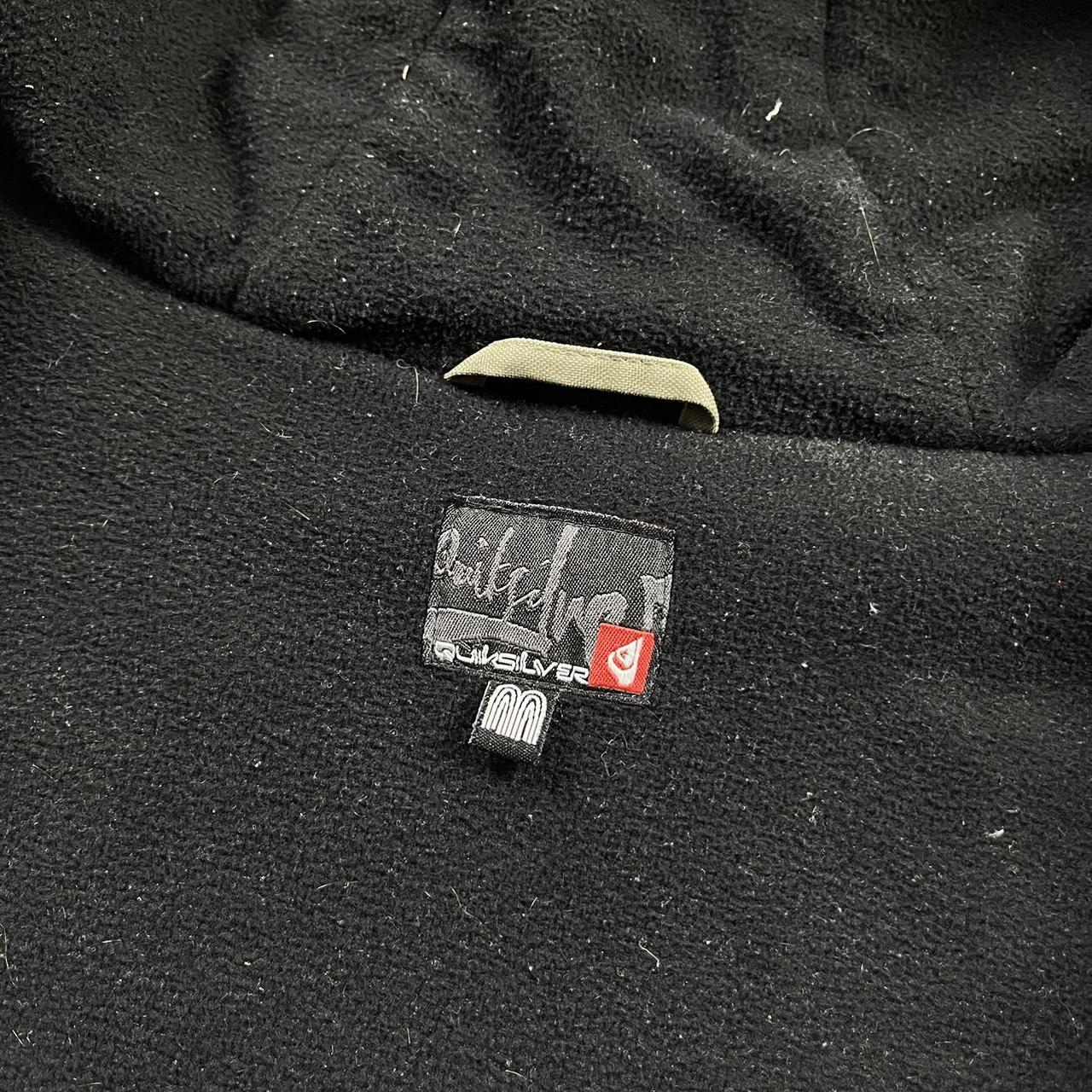VINTAGE Y2K QUIKSILVER SKI HOODED PARKER JACKET KHAKI