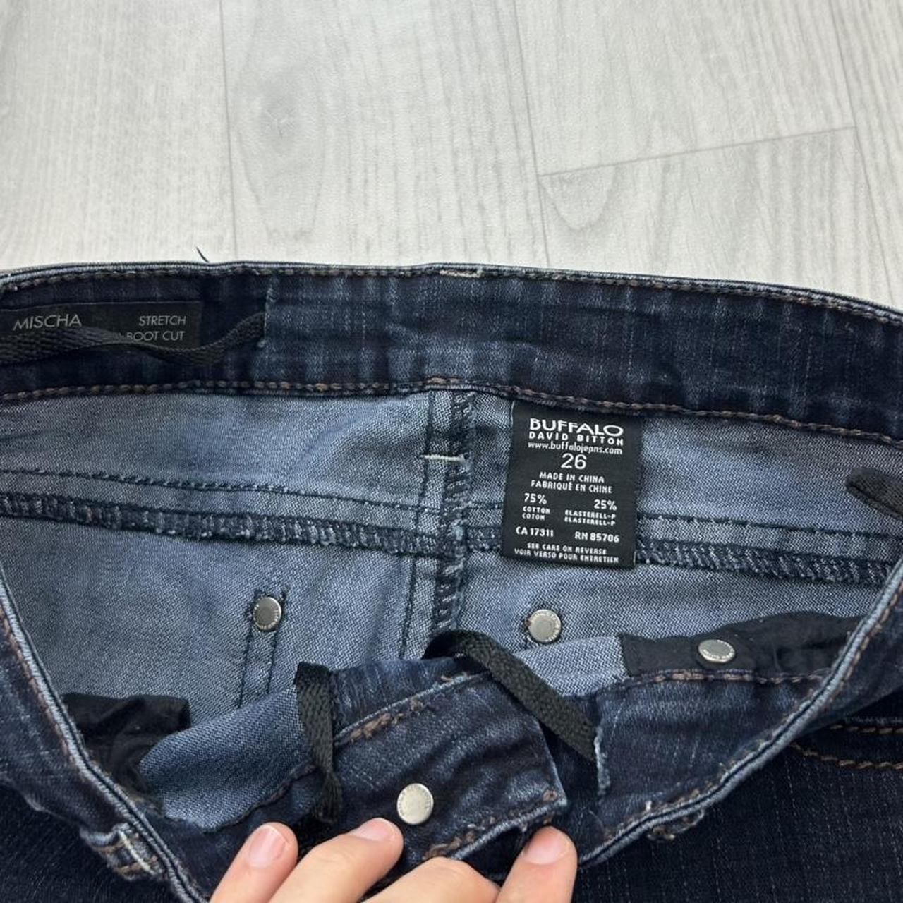 VINTAGE Y2K BUFFALO LOW RISE BOOTCUT JEANS NAVY