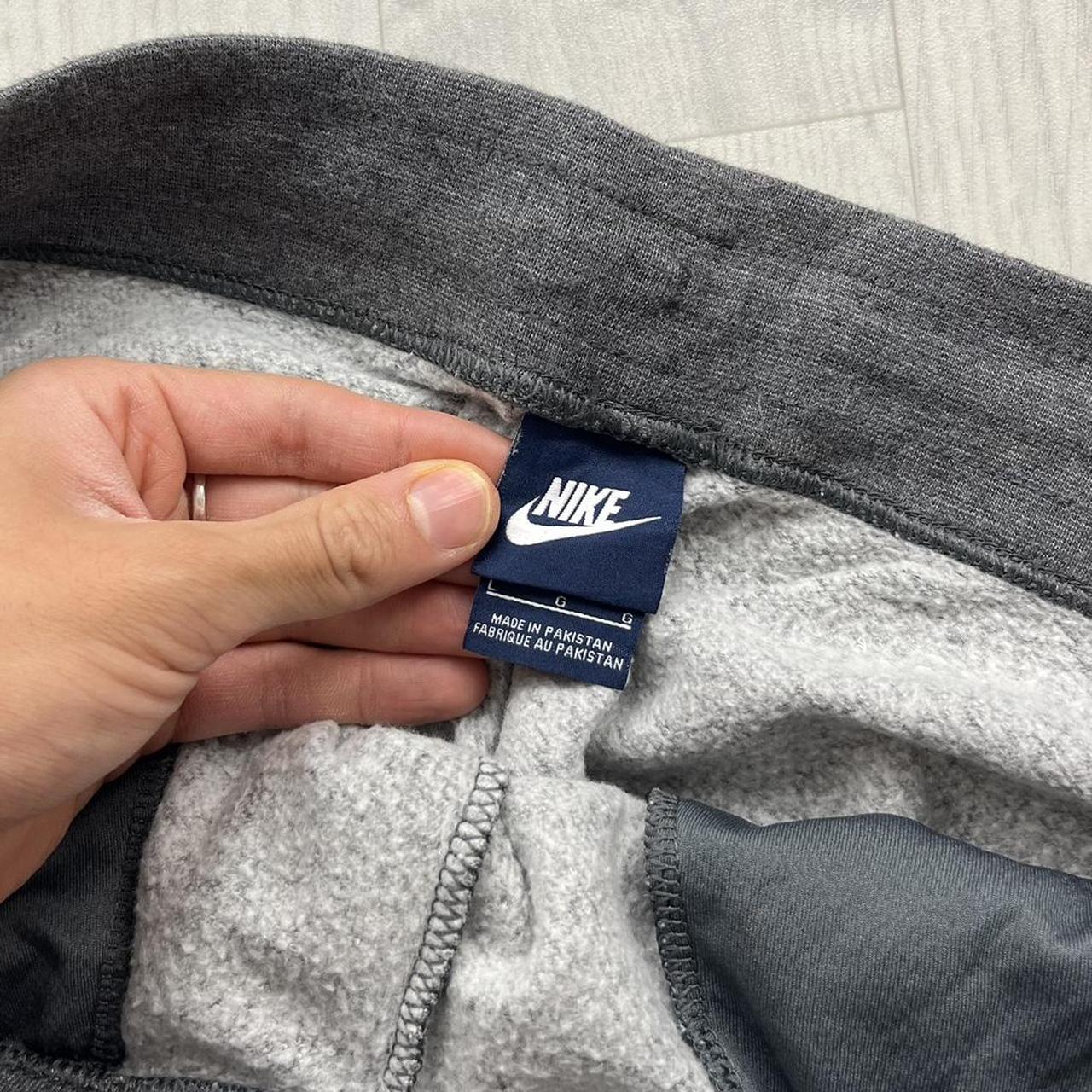 VINTAGE Y2K NIKE BAGGY FLARED COTTON SWEATPANTS GREY