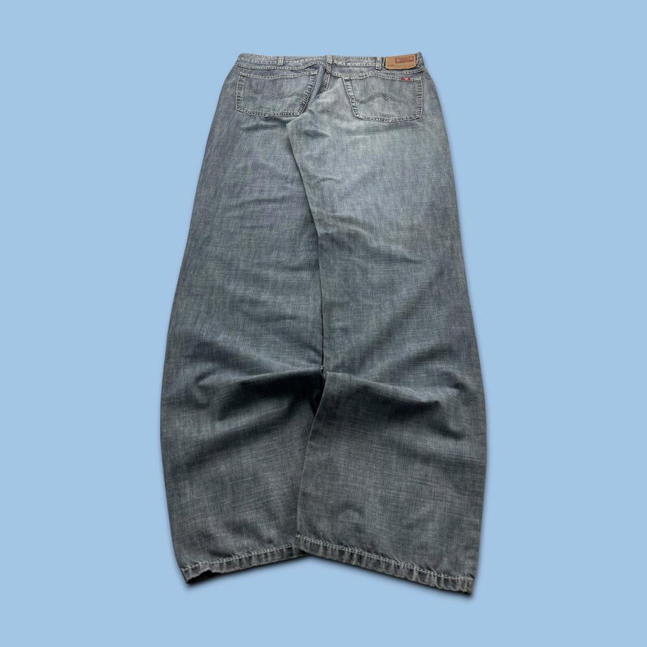 VINTAGE Y2K MUSTANG BAGGY JEANS BLUE