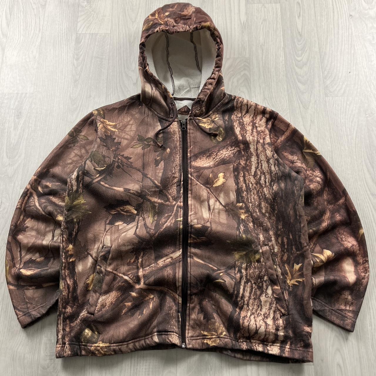 VINTAGE REALTREE HOODIE CAMO BROWN