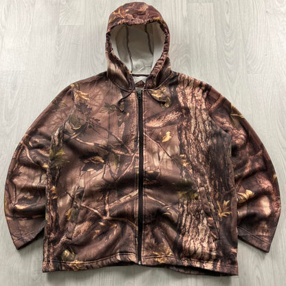 VINTAGE REALTREE HOODIE CAMO BROWN