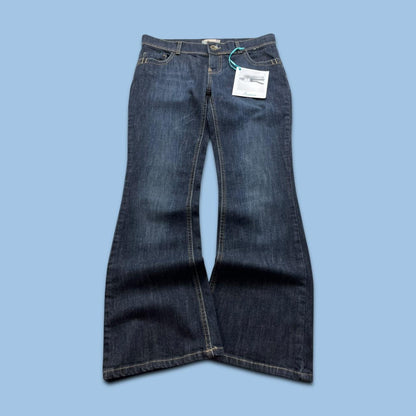 VINTAGE Y2K NEXT LOW RISE SLIM BOOTCUT JEANS NAVY