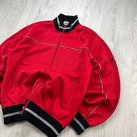 VINTAGE Y2K CHAMPION TRACK JACKET RED
