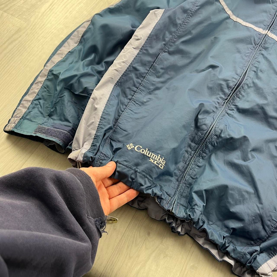 VINTAGE Y2K COLUMBIA TECHNICAL UTILITY SKI JACKET BLUE