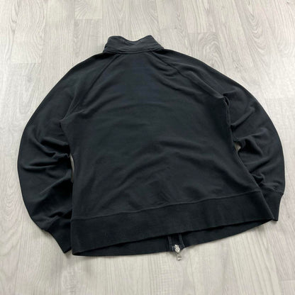 VINTAGE Y2K NIKE ZIP UP SWEATSHIRT BLACK (L)