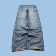 VINTAGE Y2K QUIKSILVER BAGGY WIDE LEG JEANS BLUE