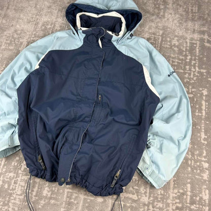 VINTAGE 00s COLUMBIA VERTEX TECHNICAL UTILITY JACKET NAVY BLUE