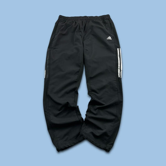 VINTAGE Y2K ADIDAS BAGGY TRACKSUIT BOTTOMS BLACK