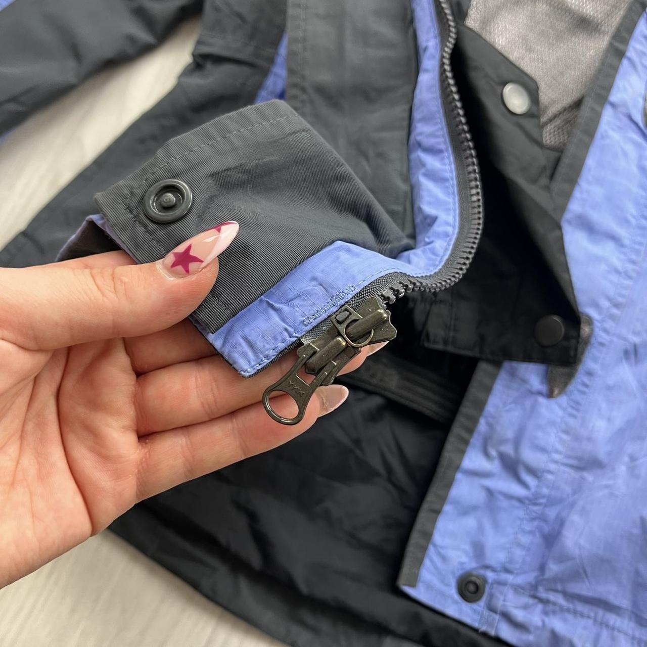 VINTAGE 00s COLUMBIA TECHNICAL SKI JACKET BLUE GREY