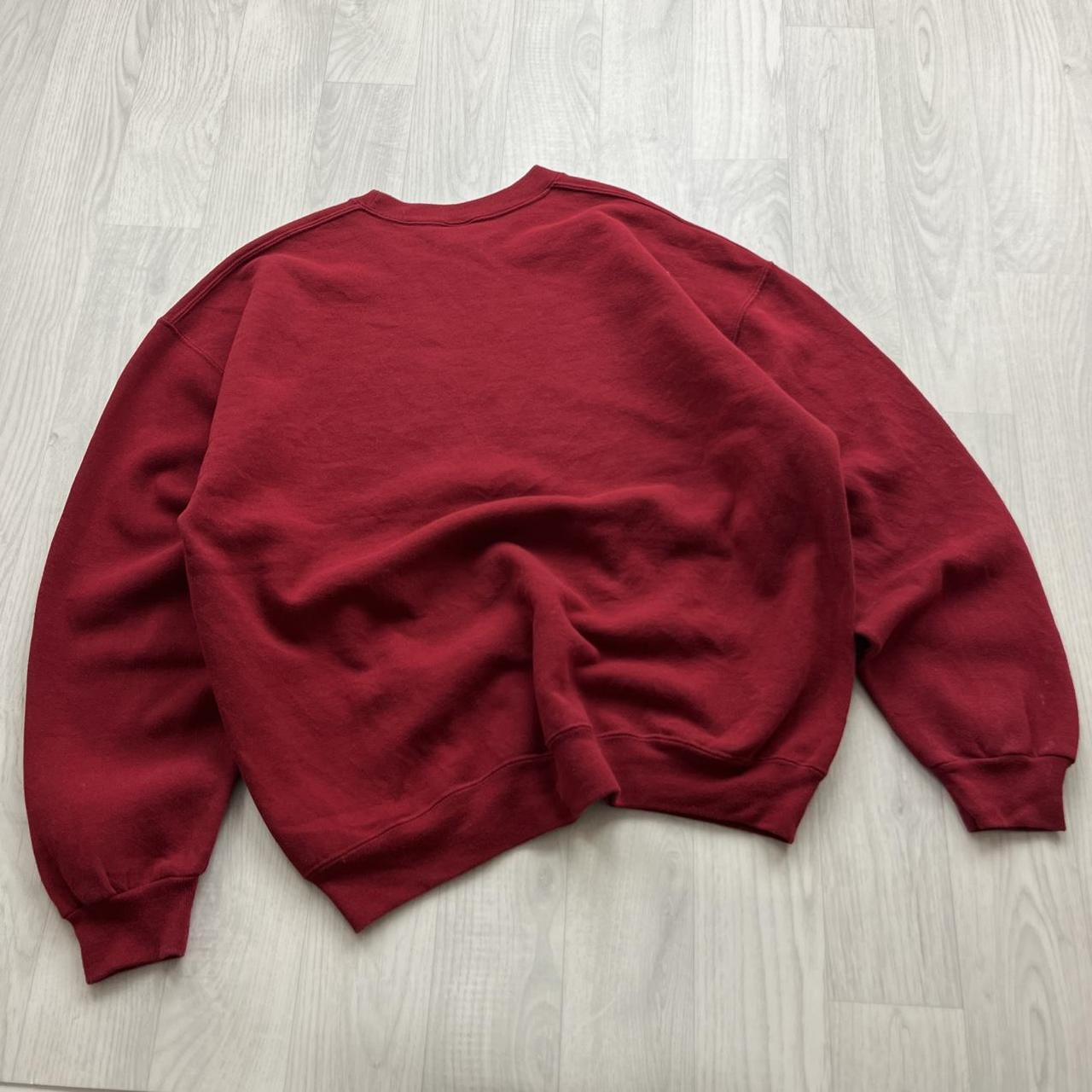 VINTAGE Y2K RUSSELL ATHLETIC SWEATSHIRT RED