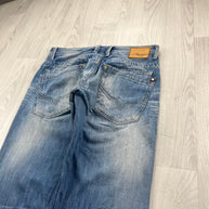 VINTAGE Y2K PEPE JEANS STRAIGHT LEG JEANS BLUE
