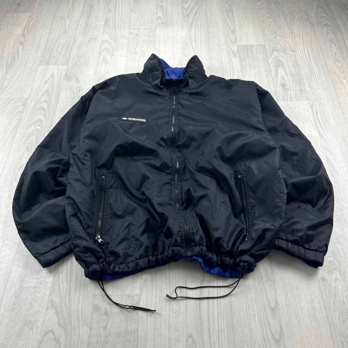 VINTAGE 90s COLUMBIA TECHNICAL PADDED JACKET BLACK