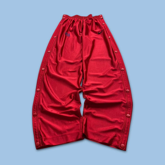 VINTAGE Y2K NIKE BAGGY TRACKSUIT BOTTOMS RED