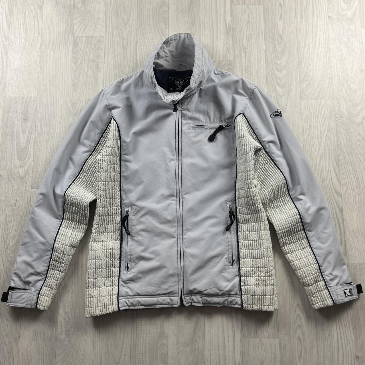 VINTAGE 00s QUIKSILVER TECHNICAL SKI JACKET LILAC WHITE