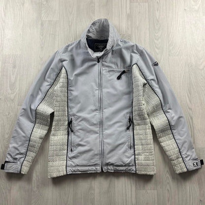 VINTAGE 00s QUIKSILVER TECHNICAL SKI JACKET LILAC WHITE