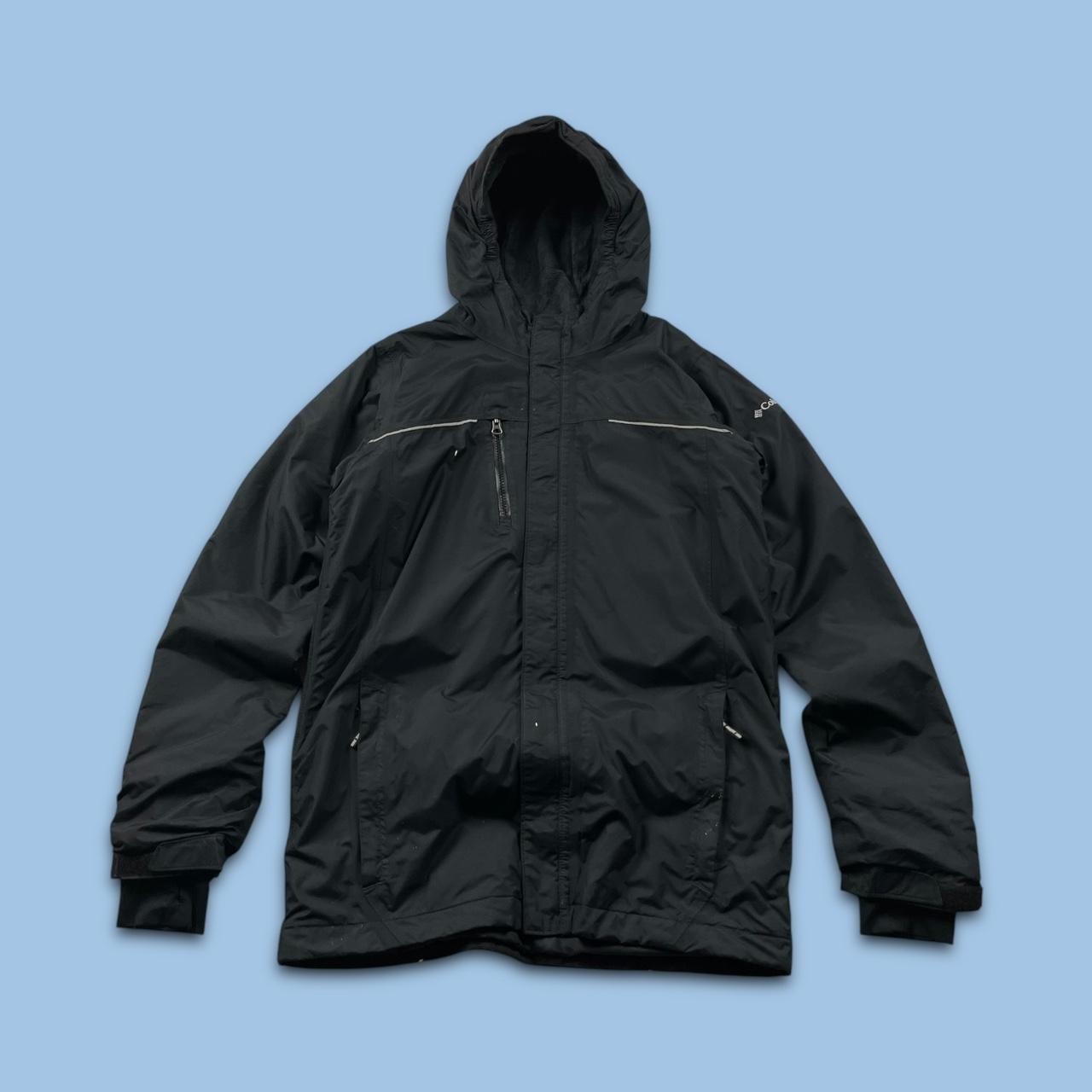 VINTAGE 00s COLUMBIA HOODED JACKET BLACK