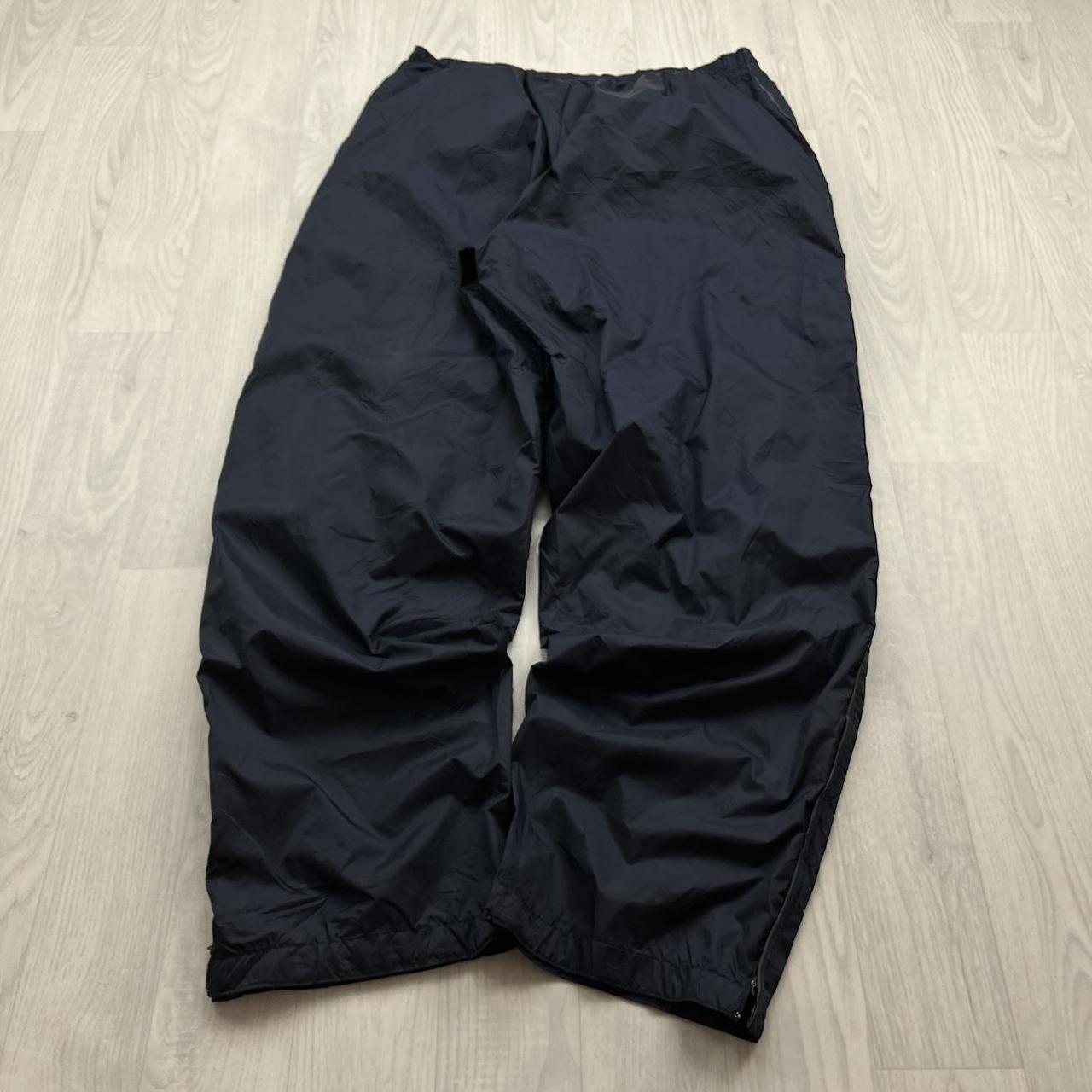 VINTAGE 90s NIKE BAGGY TRACKSUIT BOTTOMS NAVY