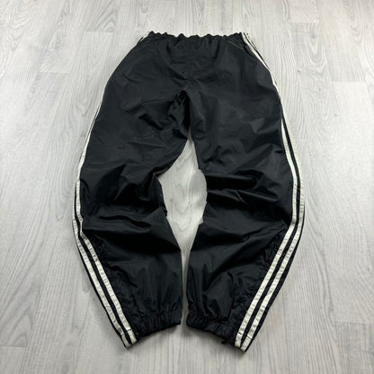 VINTAGE 90s ADIDAS BAGGY TRACKSUIT BOTTOMS BLACK