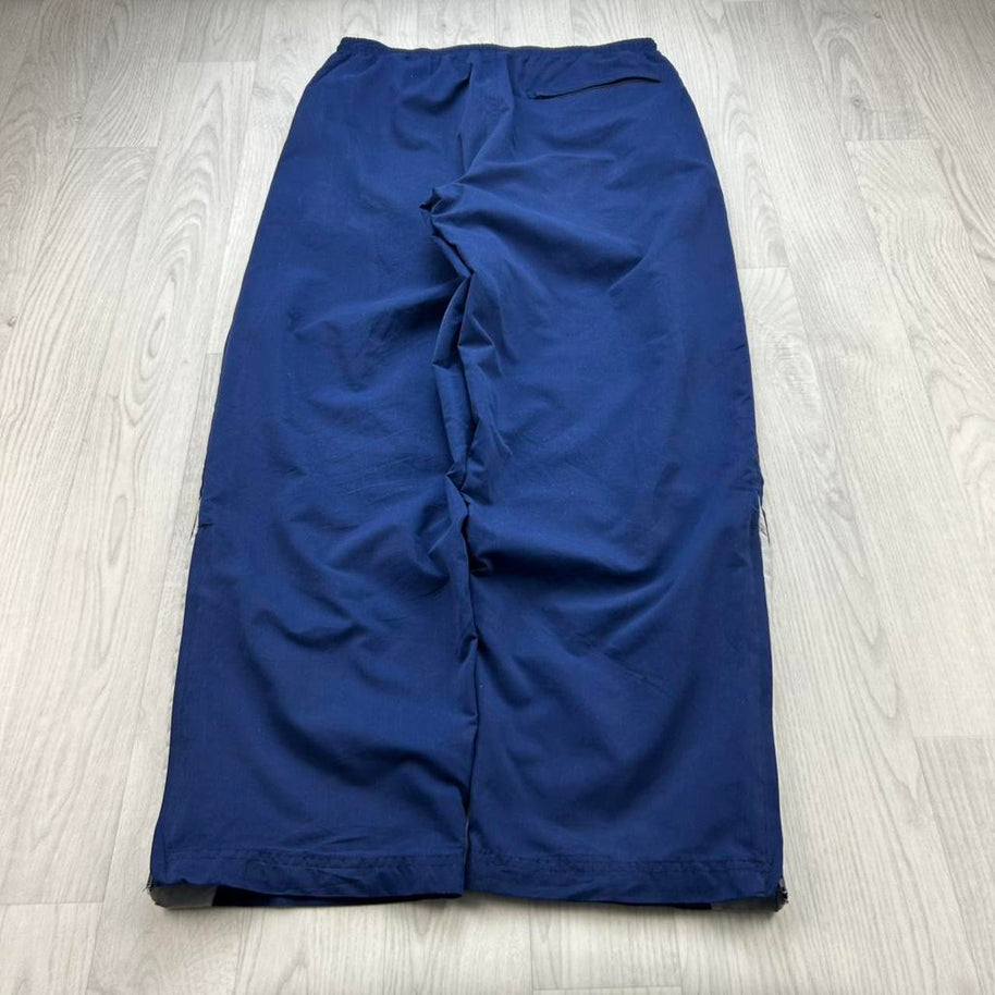 VINTAGE Y2K WILSON BAGGY TRACKSUIT BOTTOMS NAVY