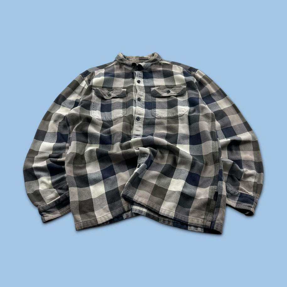VINTAGE 00s PATAGONIA CHECKERED LONG SLEEVE BUTTON UP FLANNEL SHIRT BROWN