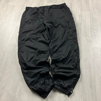 VINTAGE 90s NIKE BAGGY TRACKSUIT BOTTOMS BLACK