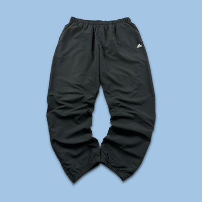 ADIDAS BAGGY TRACKSUIT BOTTOMS BLACK