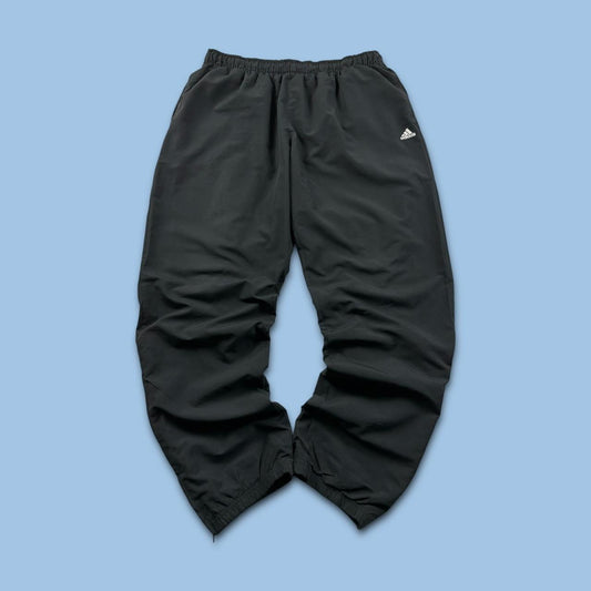 ADIDAS BAGGY TRACKSUIT BOTTOMS BLACK