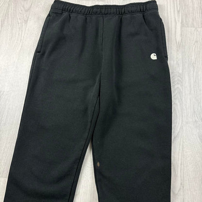 CARHARTT RELAXED COTTON SWEATPANTS BLACK