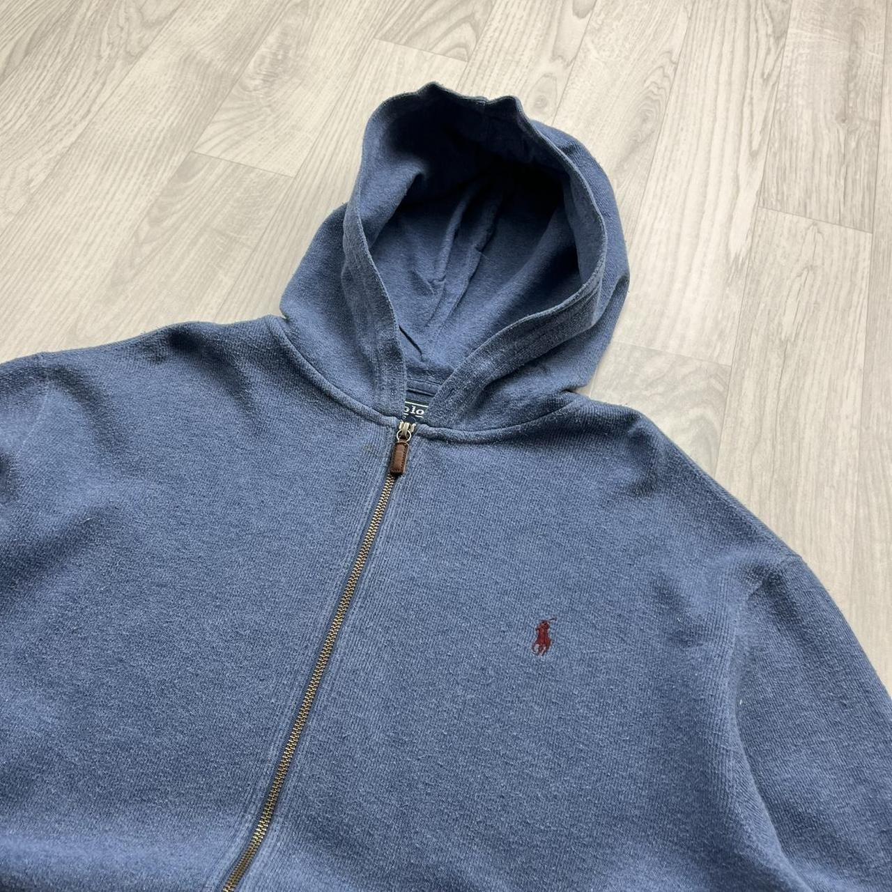 VINTAGE Y2K POLO RALPH LAUREN HOODIE BLUE