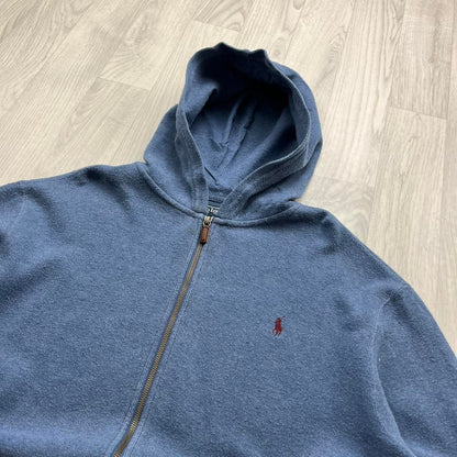 VINTAGE Y2K POLO RALPH LAUREN HOODIE BLUE