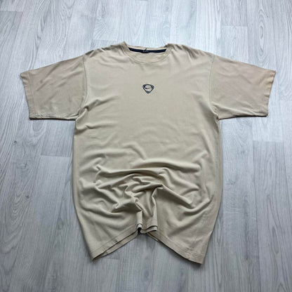 VINTAGE Y2K NIKE TEMPLATE LOGO T SHIRT CREAM