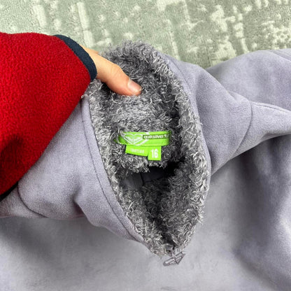 VINTAGE Y2K QUIKSILVER QUARTER ZIP FLEECE PURPLE LILAC