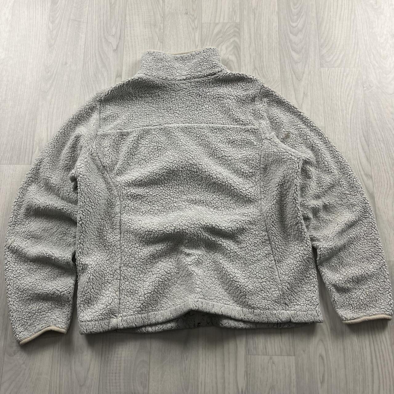 VINTAGE Y2K COLUMBIA ZIP UP FLEECE CREAM