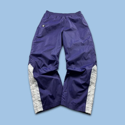 VINTAGE Y2K CHAMPION BAGGY TRACKSUIT BOTTOMS PURPLE
