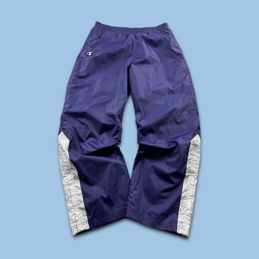 VINTAGE Y2K CHAMPION BAGGY TRACKSUIT BOTTOMS PURPLE