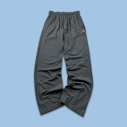 VINTAGE 00s CHAMPION BAGGY LIGHTWEIGHT SWEATPANTS GREY