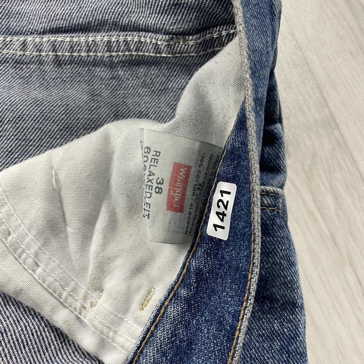 VINTAGE WRANGLER BAGGY LOOSE SKATER JORTS NAVY BLUE (38w)