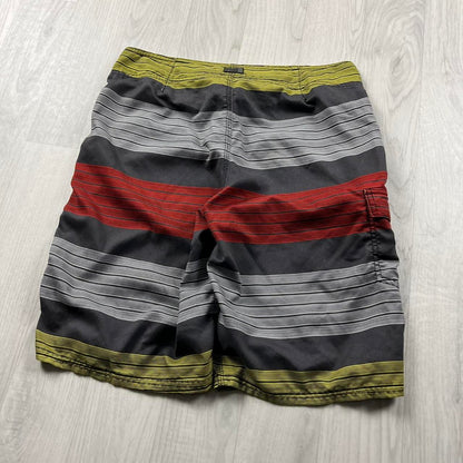 VINTAGE Y2K O’NEILL STRIPED BAGGY LOOSE BOARD SURF SHORTS MULTI