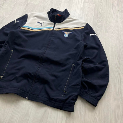 VINTAGE Y2K PUMA LAZIO WINDBREAKER TRACK JACKET NAVY