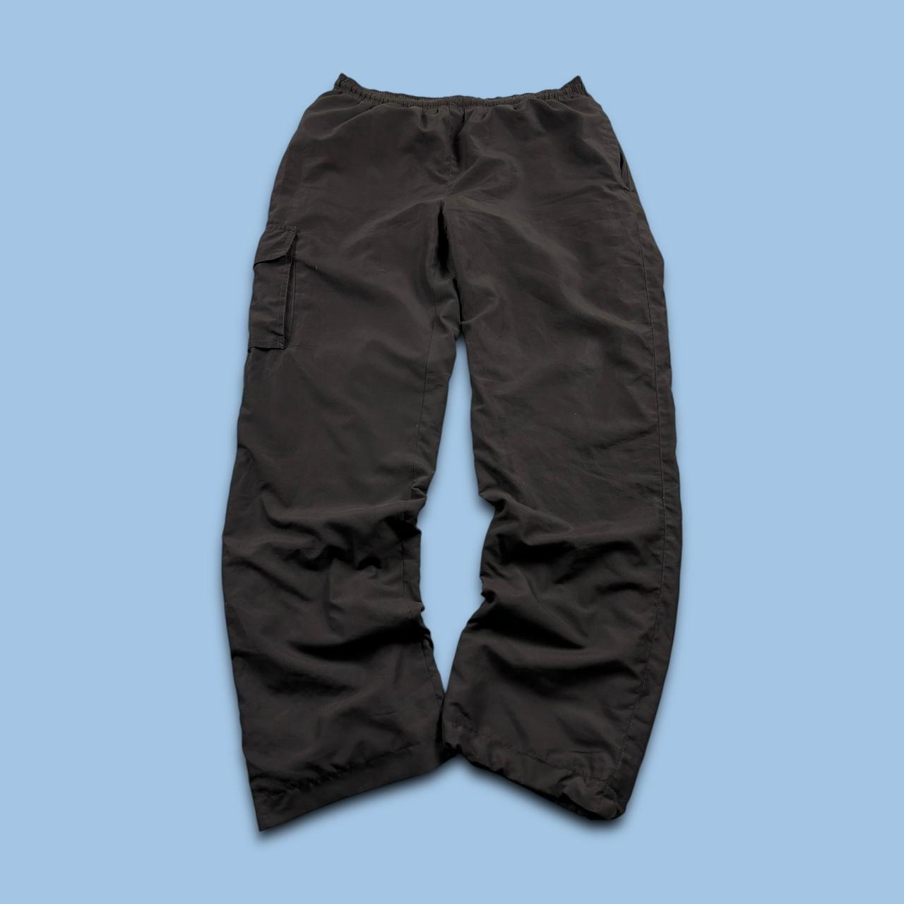 VINTAGE Y2K KAPPA BAGGY TRACKSUIT BOTTOMS BROWN