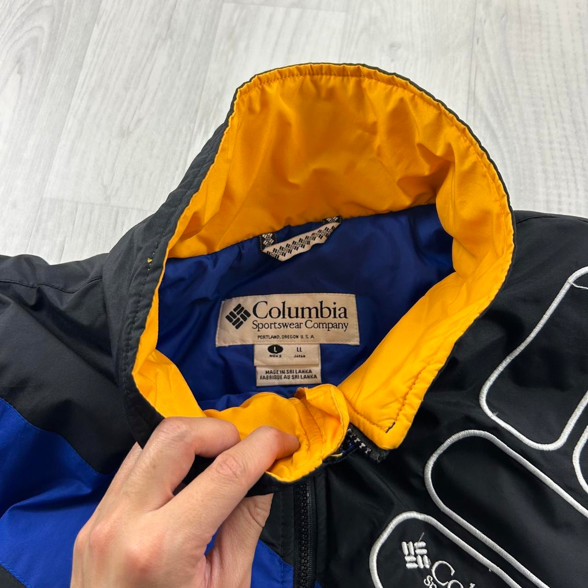 VINTAGE Y2K COLUMBIA PADDED UTILITY PUFFER JACKET BLACK