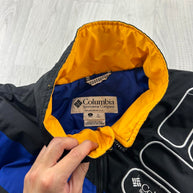 VINTAGE Y2K COLUMBIA PADDED UTILITY PUFFER JACKET BLACK
