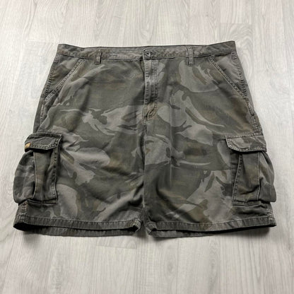 VINTAGE Y2K WRANGLER BAGGY LOOSE CAMO SHORTS