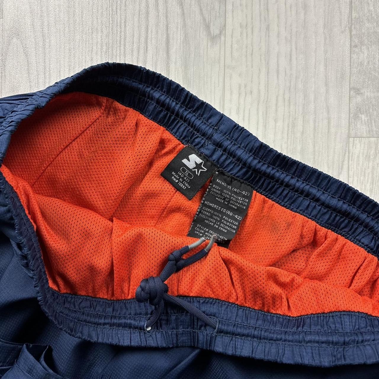 VINTAGE Y2K STARTER BAGGY TRACKSUIT BOTTOMS NAVY