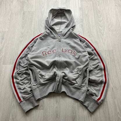 VINTAGE Y2K REEBOK ZIP HOODIE GREY