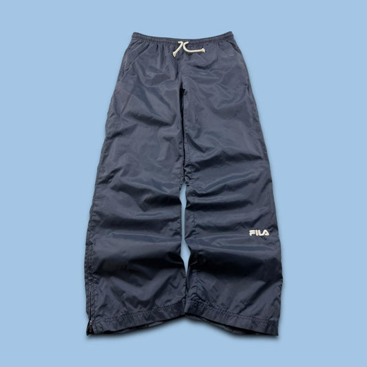 VINTAGE Y2K FILA BAGGY TRACKSUIT BOTTOMS NAVY
