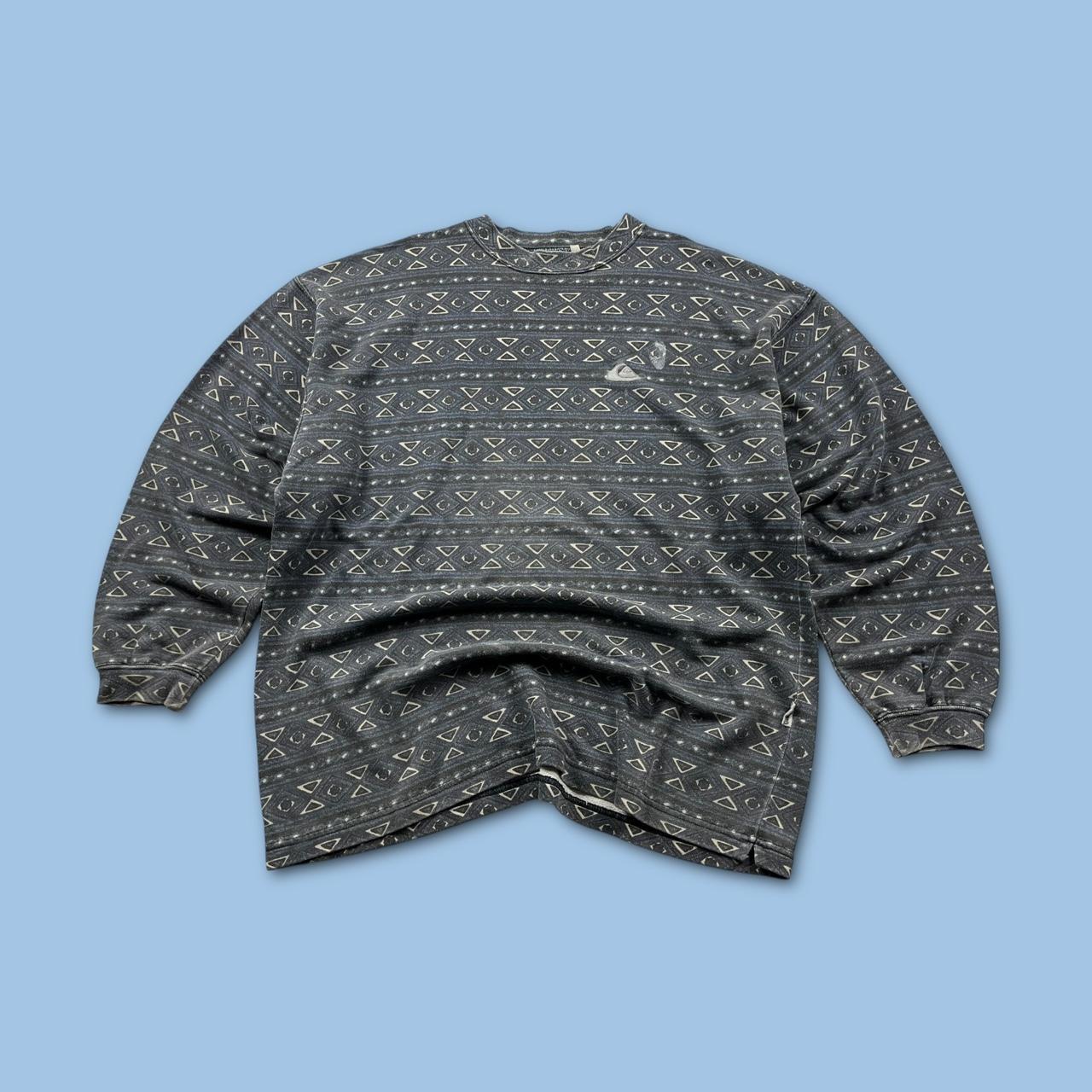 VINTAGE Y2K QUIKSILVER GRAPHIC LONG SLEEVE SKATER T SHIRT